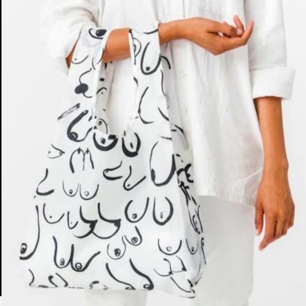 *ISO* The Boobs print Baggu! Reusable bag collaboration with Gravel and Gold